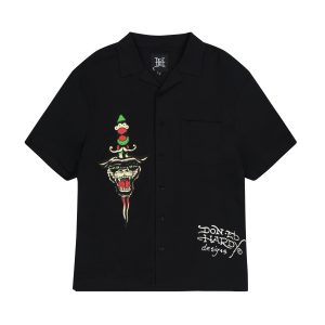 LKS Skull Mens Camp Shirts