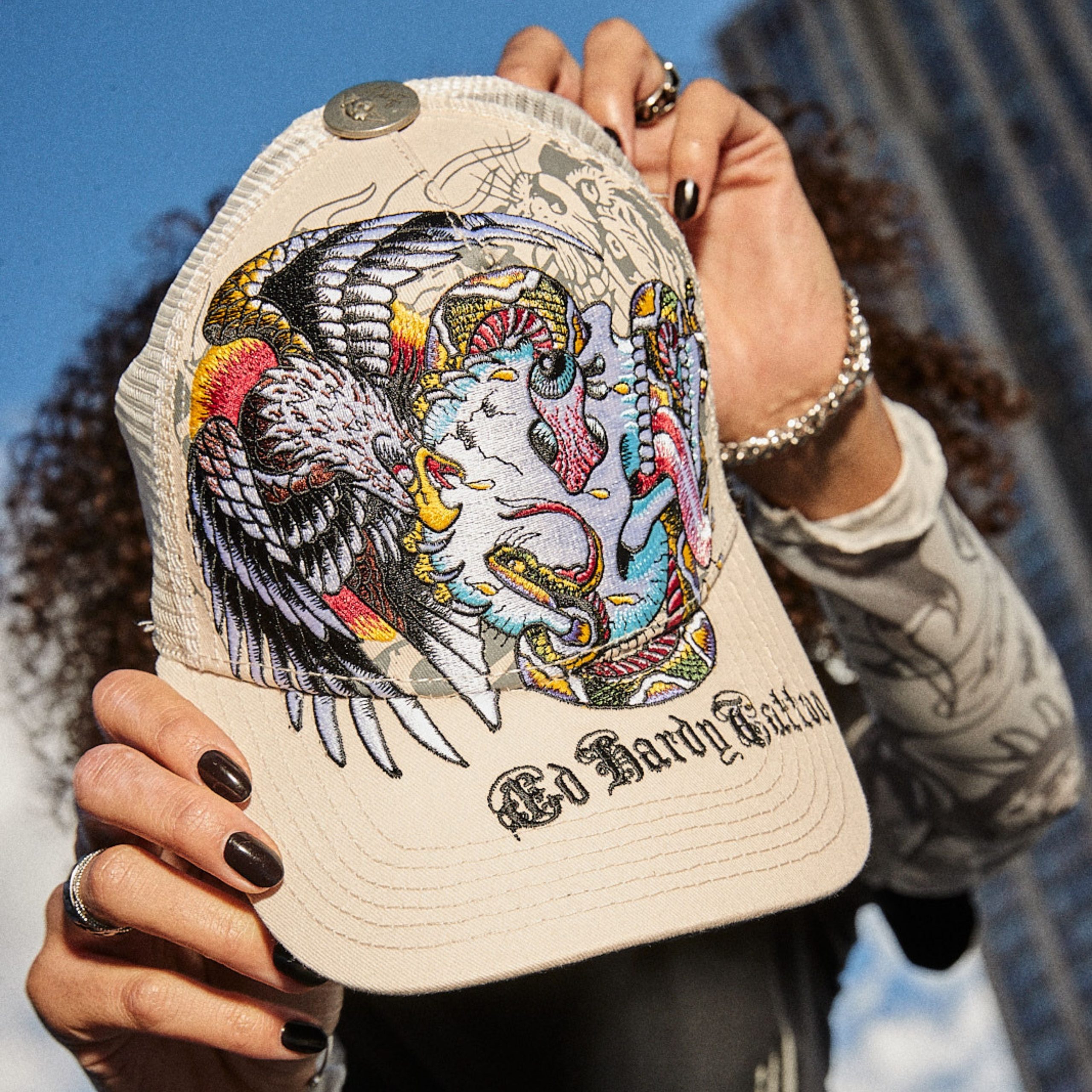 Embroidered Battle Skull - Image 2