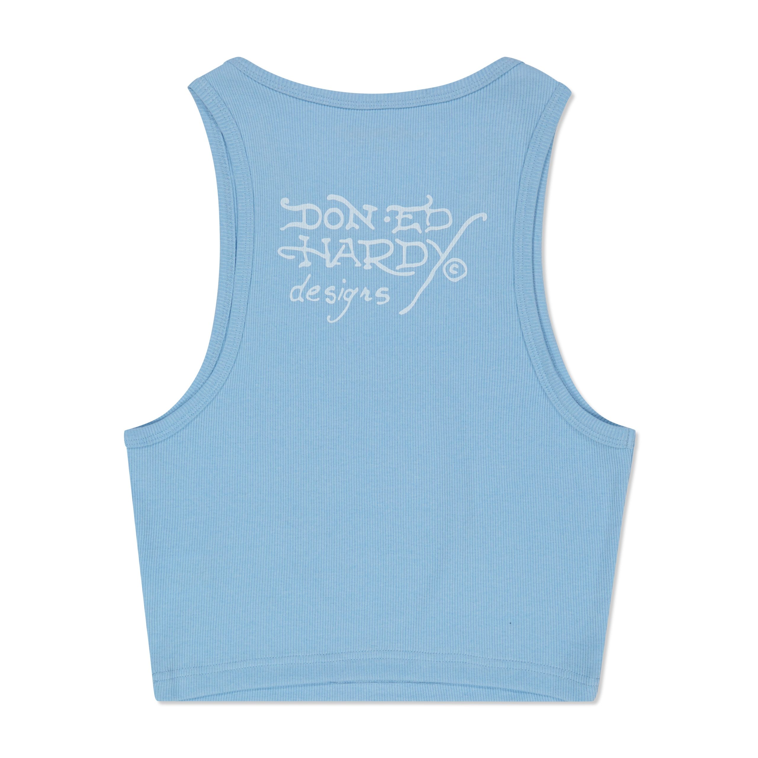Rhinestone Fire Tiger Rib Knit Tank - Image 2